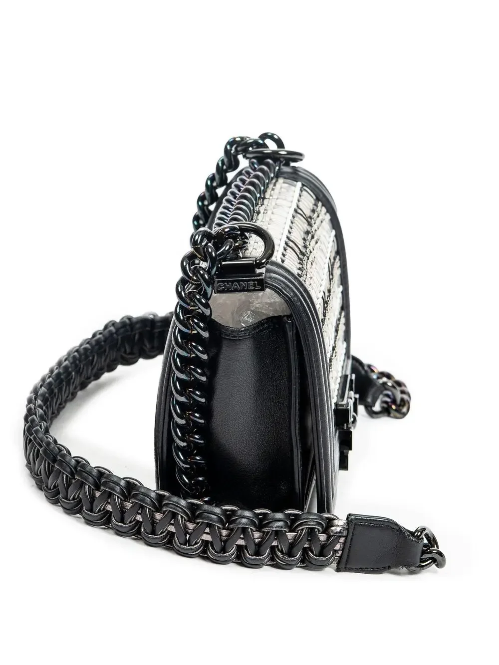 Chanel Boy Flap Bag Woven Pvc With #338074C30B
